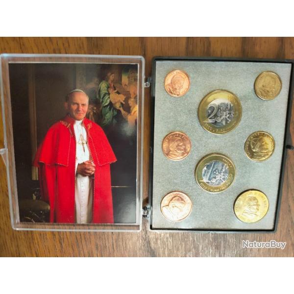 Coffret vaticano eco euro 2000 jean Paul ll