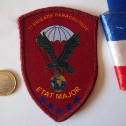 écusson état major 11°brigade parachutiste 5 étoiles