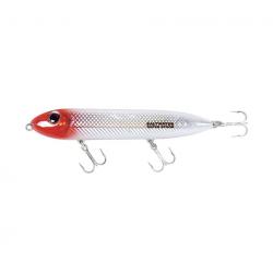 Super Spook 125mm 25gr Heddon Blanc tête rouge