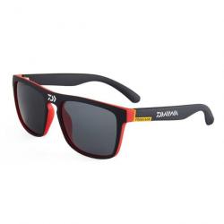 Lunette de soleil DAIWA verre polarisé UV-400 - Noir rouge