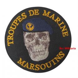 Patch Troupes de Marine Marsouins ( 90 mm ) A coudre ou à thermocoller N