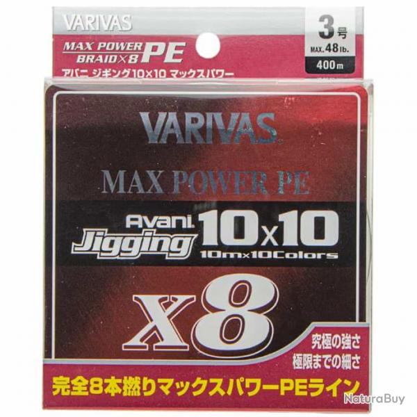 Varivas Avani Jigging 10x10 Max Power 48lb 400m
