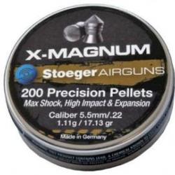 Plombs Stoeger X-Magnum Cal.5,5 par 200