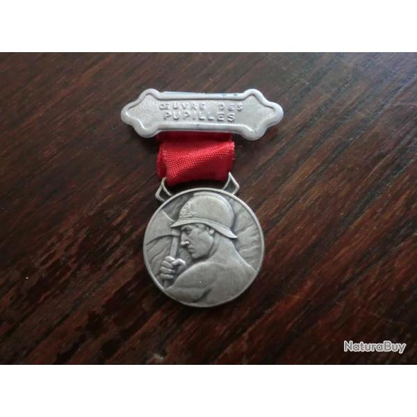 medaille oeuvre des pupilles des sapeurs pompiers france