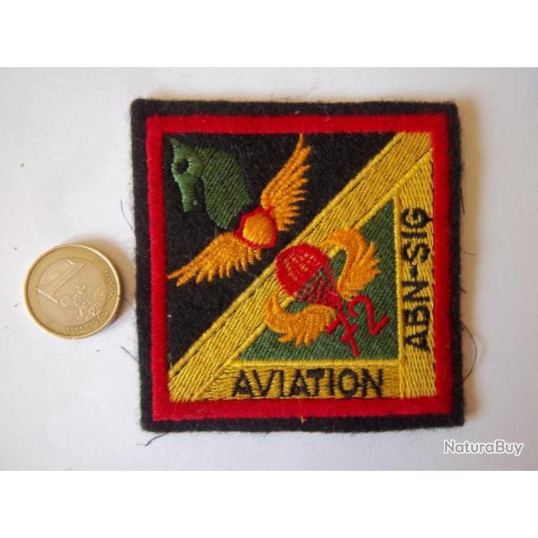 72nd AVIATION ABN-SIG - insigne obsolte tissus US Army Aviation