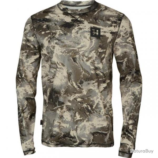 T-SHIRT HRKILA CAMOUFLAGE MSP MOUNTAINE TAILLE L NEUF