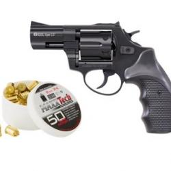 Pack REVOLVER VIPER 2.5''+ Munitions X50 - BLACK 9MM R