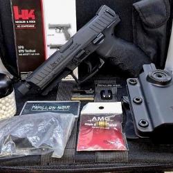 PNA BLACKDAYS! PACK Hk VP9 TACTICAL BLACKOUT PNA GBB VFC COMPLET+BILLES+BOITE NOTICE+HOUSSE+HOLSTER!