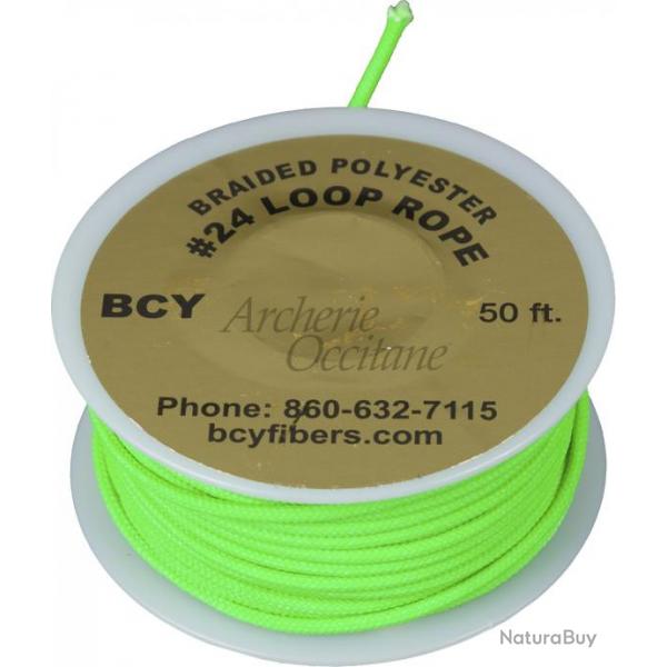 B.C.Y. STRING 50 FT Vert Fluo