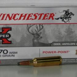 MUNITIONS WINCHESTER POWER POINT 150GR CAL. 270WSM X20