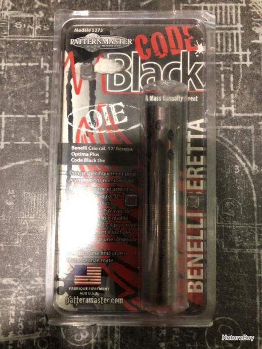 CHOKE PATTERNMASTER CODE BLACK OIE BERETTA OPTIMA PLUS / BENELLI CRIO