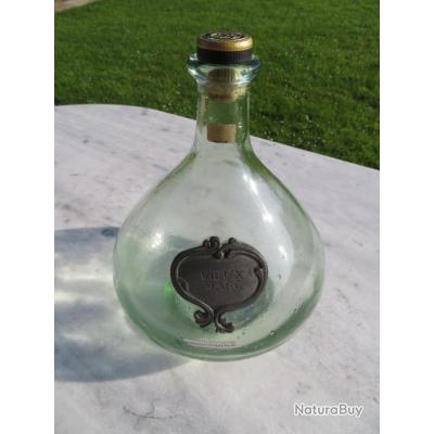 Carafe à vin en verre et étain