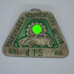 Insigne de la médaille Volkswagen vert