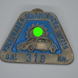 Insigne de la médaille Volkswagen bleu