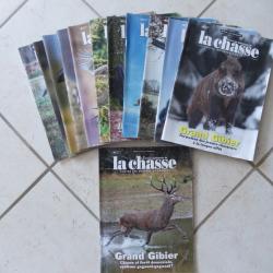 Année 2022 de la " Revue nationale de la chasse " soit 12 magazines.