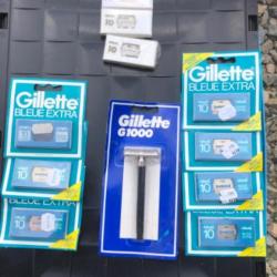 Rasoir de sûreté Gillette G100. Rasoir manuelle fiable et robuste. Vendu sous blister avec 100 lames
