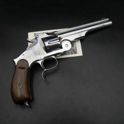 Revolver Smith Wesson Russian nickelé numéro 3 calibre 44 Russian