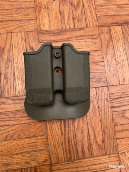 Porte chargeur rigide double Bungy 8BL Tan M4 / AR15 VEGA HOLSTER