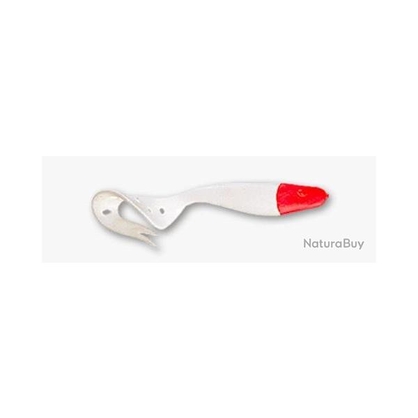 Leurre Souple Delalande Sandra 9cm 061 - Blanc Tte Rouge 9cm A l'unit