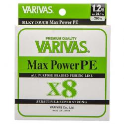 Varivas Max Power PE X8 Lime Green 24,1lb 200m