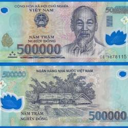 Vietnam 500000 Dong 2018 Polymere Billet 500 000 Dong Asie