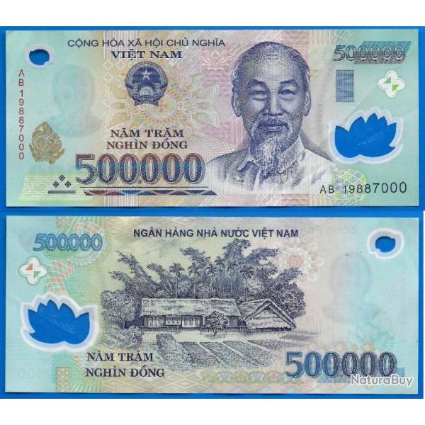 Vietnam 500000 Dong 2019 Polymere Billet 500 000 Dong Asie