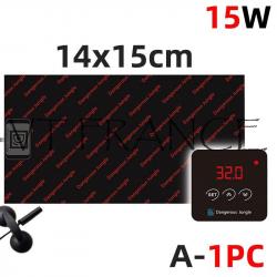 Tapis Chauffant Reglable LCD Terrarium Plantation, Modele: 15W 14x15cm
