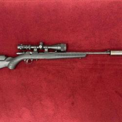 OCCASION - CARABINE RUGER AMERICAN RIFLE 17HMR + LUNETTE + SILENCIEUX