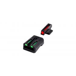 Hausse fixe et guidon Fibre Optique  TRUGLO - TG131K