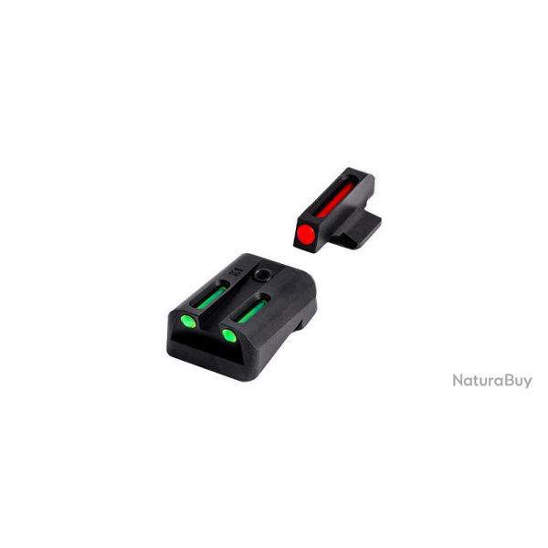 Hausse fixe et guidon Fibre Optique  TRUGLO - TG131K