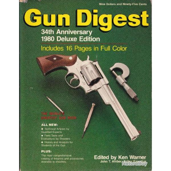 Gun Digest 1980 Deluxe Edition 34 th Anniversary