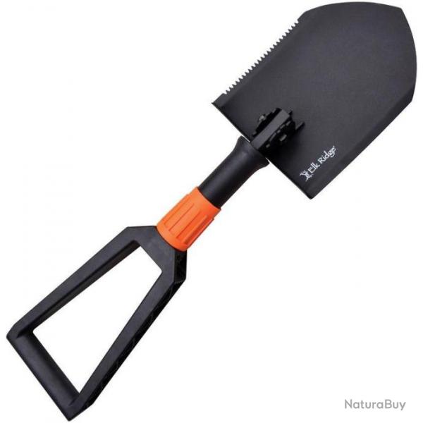 Pelle Tactical Elk Ridge TREK Shovel Lame Acier Carbone Manche Abs Etui Nylon ERE001OGN