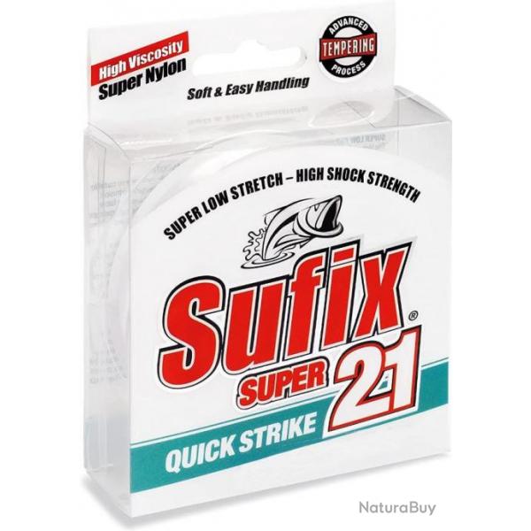 SUFIX Super 21 Quick Strike 240m Ligne Pche Nylon Monofilament 0,60mm