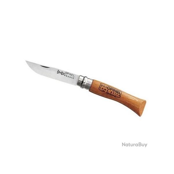 OPINEL Couteau n7 acier / carbone - 93 mm