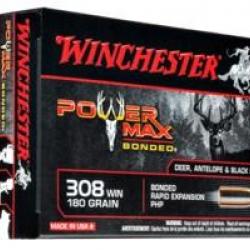 Winchester .308 Win. Power Max Bonded 180 gr Boîte de 20