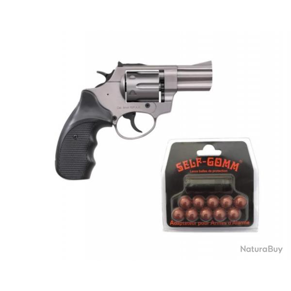 Revolver Viper 2.5" fum 9mm RK + Adaptateur SAPL Gomm Cogn M10x150