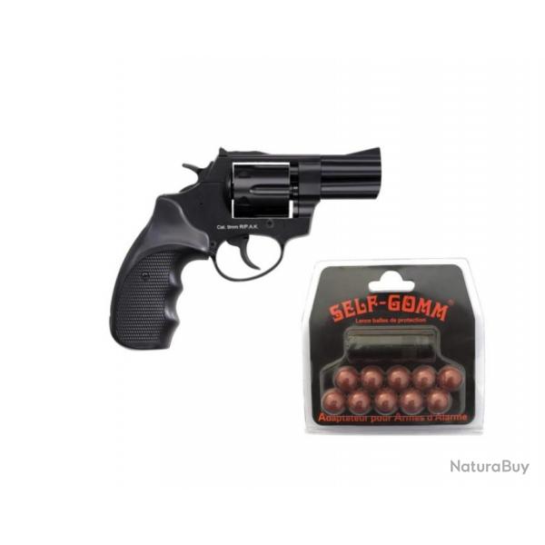 Revolver Viper 2.5" Noir 9mm RK + Adaptateur SAPL Gomm Cogn M10x150