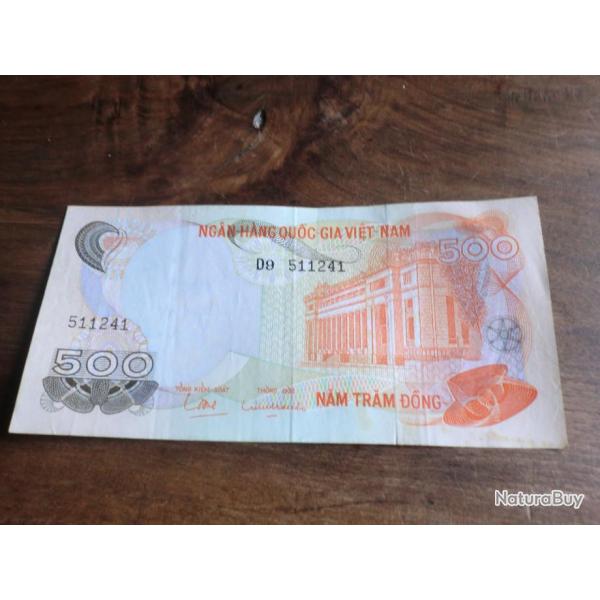 BILLET VIET NAM 500 /  D9 511241