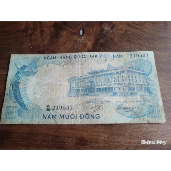 BILLET SOUTH VIET NAM 50 DONG / 219507