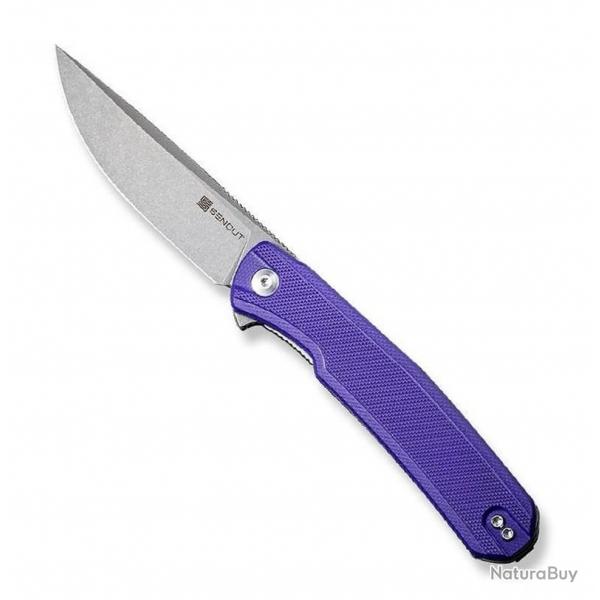 Couteau "Scitus" stonewashed, Couleur violet [Sencut]