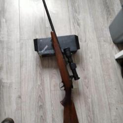 Carabine ZKK600 Brno,3 coups,canon 62cm,calibre 7-64