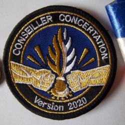 écusson collection militaire conseiller concertation 2020 gendarmerie
