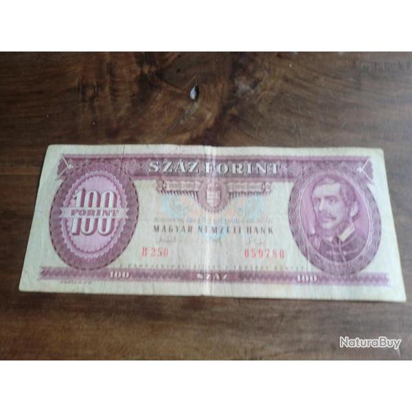 Billet hongrie 100 forint / B 250   059780