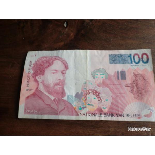 Billet belge 100 francs /  20301335139