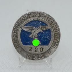 Insigne de la médaille Luftwaffe bleu