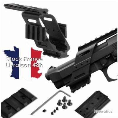 Rail quadruple pour pistolet - Universel - Envoi rapide depuis la ...