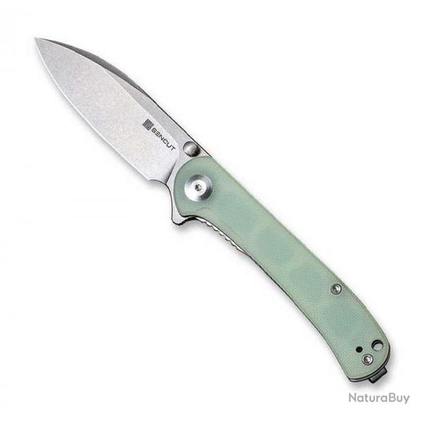 Couteau "Scepter" stonewashed, Manche G-10 (naturel) [Sencut]