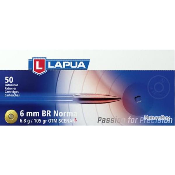 LAPUA - Balles 6mm BR OTM SCENAR L 105gr