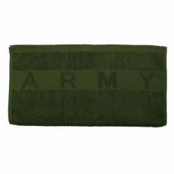 SERVIETTE DE TOILETTE 100 X 50 CM VERT OLIVE SIGLEE ARMY