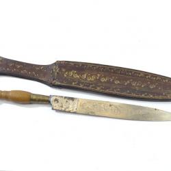 Grand et ancien couteau Brésilien SALVADOR début 20e Siècle